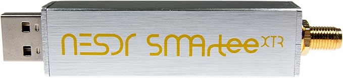NooElec NESDR SMArTee XTR SDR - Premium RTL-SDR w/Extended Tuning Range Aluminum Enclosure Bias Tee 0.5PPM TCXO SMA Input. RTL2832U &amp E4000-Based Software Defined Radio