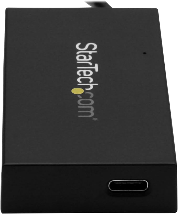StarTech.com 4 Port USB 3.0 Hub - USB Type-A Hub with 1x USB-C &amp 3x USB-A (SuperSpeed) - USB Bus or Self-Powered - Portable USB 3.0 (5Gbps) BC 1.2 Charging Hub w/ Power Adapter  TAA (HB30A3A1CSFS