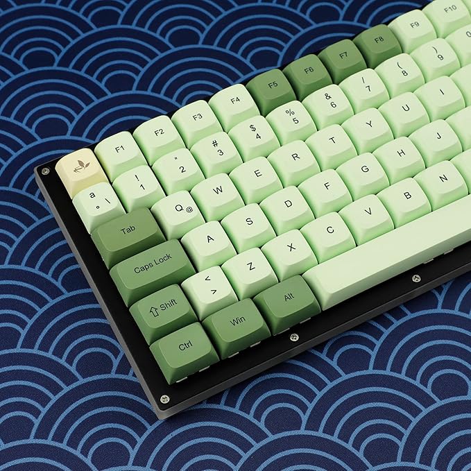 Matcha Dye Sub ZDA PBT Keycap XDA V2 German French Spain ISO Keycaps for MX Keyboard 104 87 61 96 KBD75 80 GK64 68 Keychron