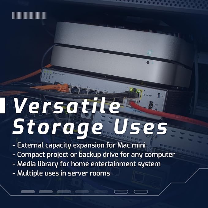 OWC 2.0TB HDD miniStack USB 3.2 Storage Solution