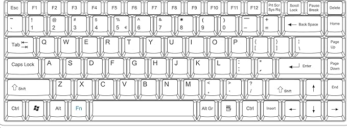 Perixx PERIBOARD-505H Wired Mini Keyboard with Built-in Trackball 0.55 Inch Trackball and 2 USB Hubs Black US English Layout