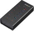 StarTech.com 7 Port USB C Hub - USB Type-C to 2x USB-C/5x USB-A - Commercial Metal USB 3.0 - SuperSpeed USB 3.0 (5Gbps) - BC 1.2 Fast Charge - 5 x usb-a 2 x usb-c (HB30C5A2CST)