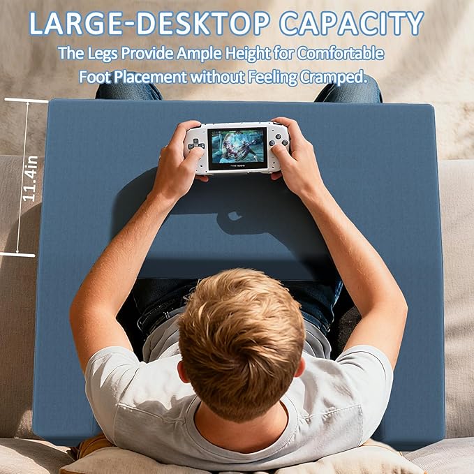 Lap Pillow Desk - Gaming Pillows for LapMachine Washable Reading&ampBook Pillows and Machine Washable Desk Pillow for Napping Work &amp Sofa Couch Use