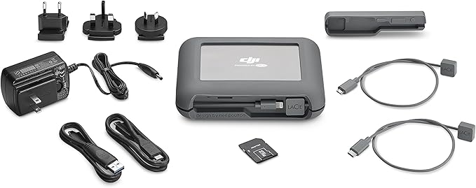 LaCie DJI Copilot BOSS Computer-free In-field Direct Backup And Power Bank With SD Reader 2000GB + 1mo Adobe CC All Apps (2TB)