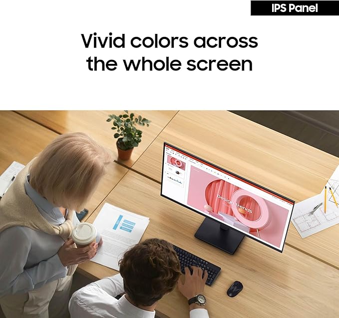 Samsung 22 (S30GD) Essential Monitor with IPS Panel and Tilt Only Stand 100Hz Refresh Rate Ergonomic Design Advanced Eye Care Game Mode LS22D304GANXZA