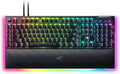 Razer BlackWidow V4 Pro Wired Mechanical Gaming Keyboard: Orange Switches Tactile &amp Quiet - Doubleshot ABS Keycaps - Command Dial - Chroma RGB - Magnetic Wrist Rest - Snap Tap