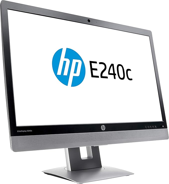 HP EliteDisplay E240c 23.8in Video Conferencing Monitor (M1P00A8#ABA) (Renewed)