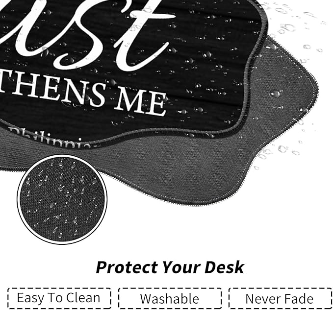 Sunflower Bible Desk Mat Mouse Pad 35.4X15.7 XL Extended Mousepad Huge Mouse Pads with Stitched Edges Desk Pad for Work Game Office Home