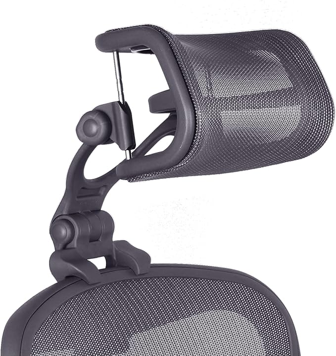 Engineered Now The Original Headrest for The Herman Miller Aeron Chair (H4 for Remastered Carbon)