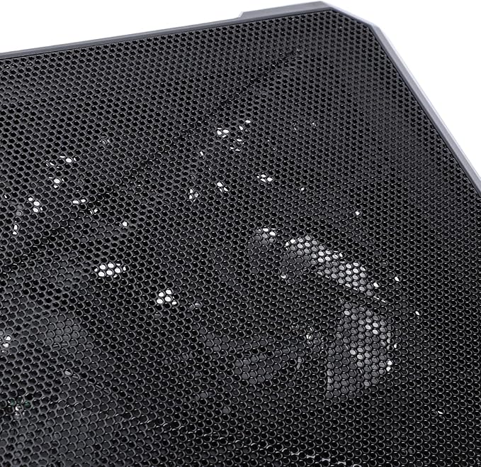 JTLB Gaming Laptop Cooling Pad 8 Levels Height Adjustable 2 USB Ports RGB Lights 12-19 Inch Laptop Cooler with 3C Adapter (13 Fans)
