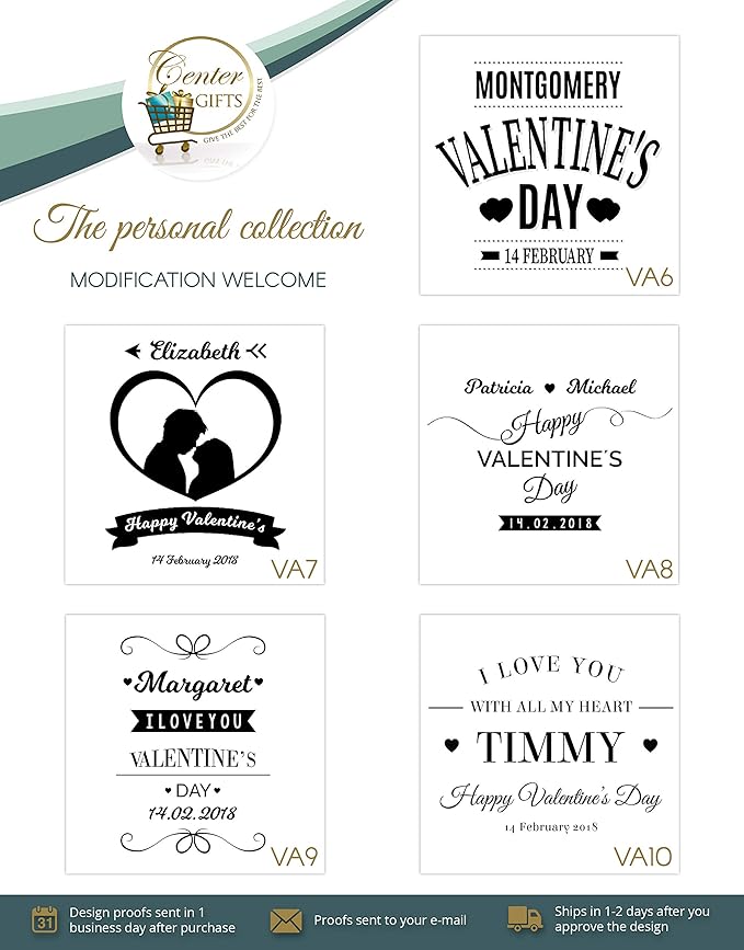 Personalized Valentines Day Leather Mouse Pad Customized Valentines Day Mouse Pad with Wrist Rest Support