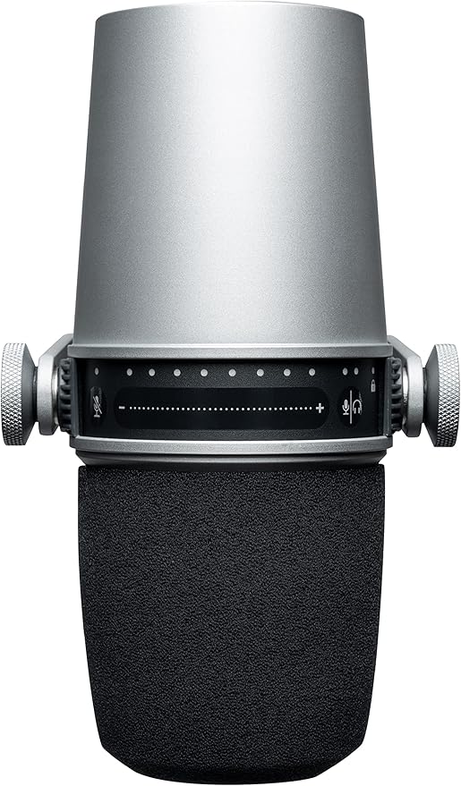 Shure MV7 USB Podcast Microphone - Silver