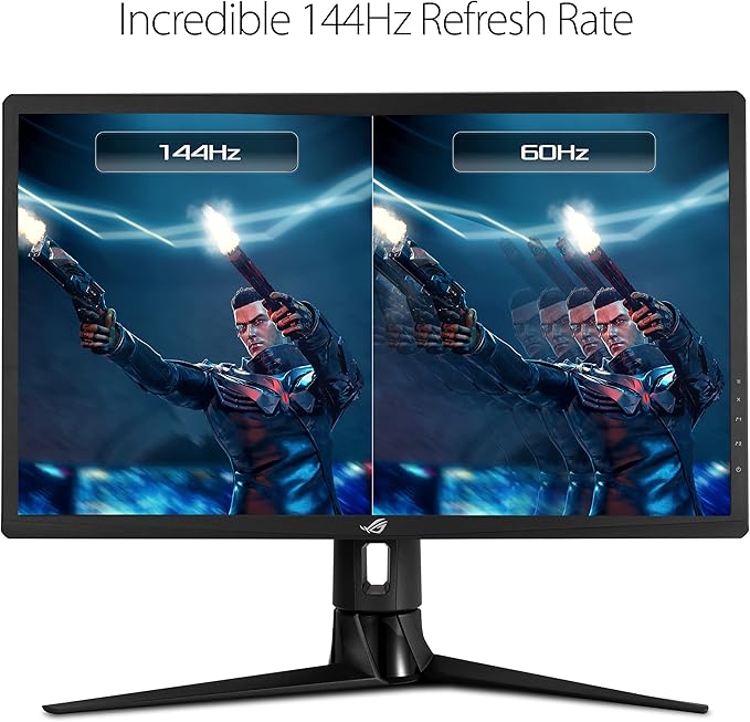 ASUS ROG Strix 27” 4K HDR 144Hz DSC Gaming Monitor (XG27UQR) - UHD (3840 x 2160) IPS 1ms Extreme Low Motion Blur DisplayHDR 400 DCI-P3 90% G-SYNC Compatible Eye Care DisplayPort HDMI USB 3.0