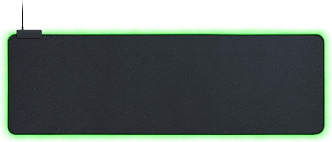 Razer Goliathus Extended Chroma Gaming Mousepad: Customizable Chroma RGB Lighting - Soft Cloth Material - Balanced Control &amp Speed - Non-Slip Rubber Base - Classic Black
