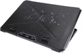 Laptop Cooling Pad RGB 10 Lighting Modes Ergonomic Design 8-Level Height Dual USB Ports for 12-19 Inch Laptops Supports Phone Stand Built from ABS and Aluminum (14 Fans)