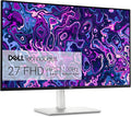Dell S27 inch Monitor LED FHD - 100Hz Refresh Rate 15001 Contrast Ratio AMD FreeSync - VESA Integrated 2x5W Speaker HeightTiltSwivelPivot 2 x HDMI White