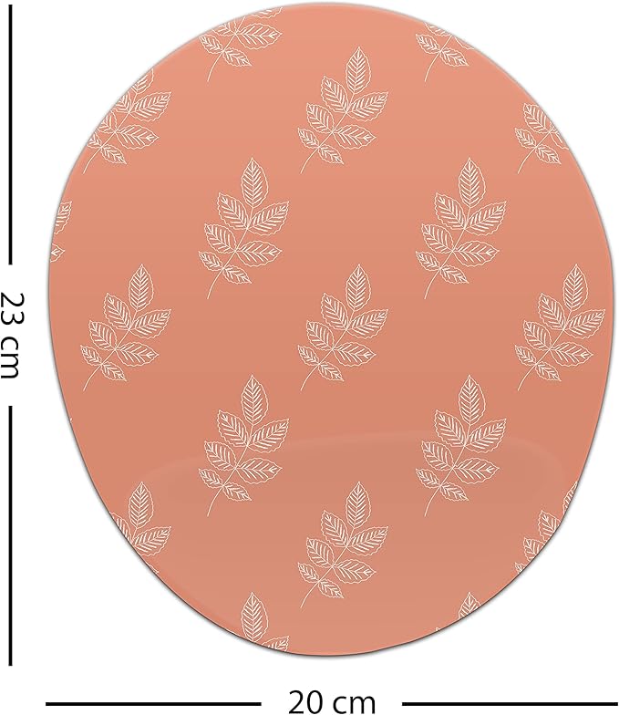 Ergonomic Mouse Pad with Wrist Rest Digital Printed Mouse Mat for Tendon Sheath Problems Non-Slip Base for Office and Home Size: 20 x 23 cm