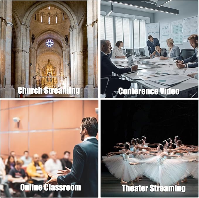 4K HDMI PTZ CameraOptical 20X Zoom Conference Room CameraAuto Focus and auto Trackingwith IP/USB3.0/HDMI/RS232/RS485 for Live Streaming Video Conference and Church Education ﻿
