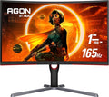 AOC Gaming CQ27G3S Frameless Curved Gaming Monitor QHD 2K 2560x1440 1000R VA 165Hz 1ms FreeSync PremiumBlack (Renewed)