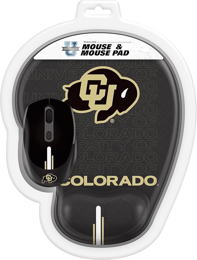 SOAR NCAA Unisex Wireless Mouse and Mouse Pad