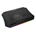 Thermaltake Massive Steel Mesh Panel with 1 x 120mm fan 256 color RGB spectrum 10-15 Notebook Cooler CL-N020-PL12SW-A