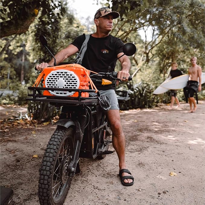 Turtlebox Original Gen 3: Portable Outdoor Bluetooth Speaker – Ultra-Loud (120dB) Waterproof (IP67) Rugged Impact-Resistant 3-Day Battery | Party Mode: Unlimited Pairing for Stereo Sound Orange