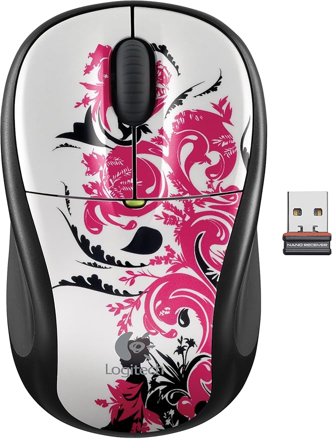Logitech Wireless Mouse M305 (Floral Spiral)