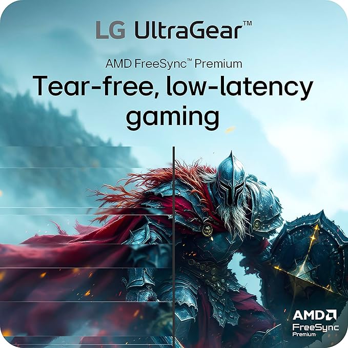 LG 27G610A-B 27-inch Ultragear QHD (2560 x 1440) IPS Gaming Monitor 200Hz 1ms AMD FreeSync Premium VESA DisplayHDR 400 HDMI DisplayPort Tilt/Height/Swivel/Pivot Stand Black