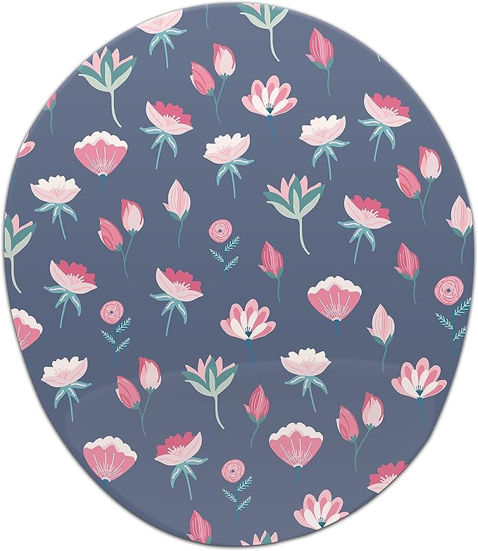 Ergonomic Mouse Pad with Wrist Rest Digital Printed Mouse Pad Anti-Tendon Sheath Problems Non-Slip Base for Office and Home Size:20x23cm