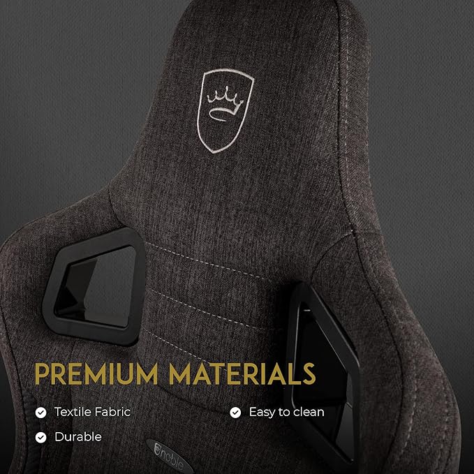 noblechairs Epic Reclining Gaming Chair and Reclining Office Chair Textile Fabric Tx Anthracite