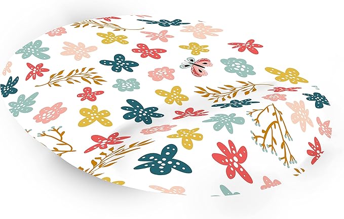 Ergonomic Mouse Pad with Wrist Rest Digital Printed Mouse Mat for Tendon Sheath Problems Non-Slip Base for Office and Home Size: 20 x 23 cm