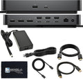 Dell SD25TB4 Pro Thunderbolt 4 Smart Dock - Supports 8k Display 3 Years Warranty with 180W Adapter HDMI DisplayPort Thunderbolt Cable Cloth - USB C Docking Station Hub with Accessories