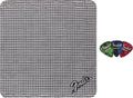 Fender Square Mousepad - Grill Cloth Bundle with Picks
