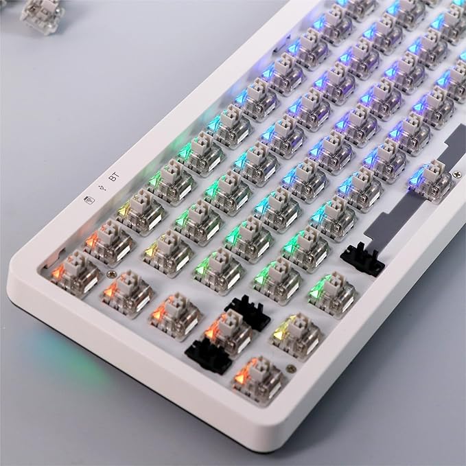 EPOMAKER x LEOBOG Keyboard Switches Set for Mechanical Gaming Keyboard 100 Pcs Linear/Tactile Switch Set Factory Lubed 5-Pin Switch with POM Stem Compatible with MX Keycaps (Graywood V3 Linear)