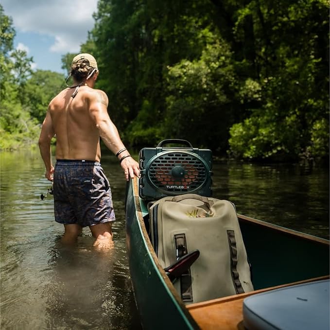 Turtlebox Original Gen 3: Portable Outdoor Bluetooth Speaker – Ultra-Loud (120dB) Waterproof (IP67) Rugged Impact-Resistant 3-Day Battery | Party Mode: Unlimited Pairing for Stereo Sound Green