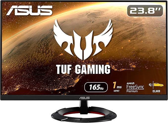 ASUS TUF Gaming 23.8” 1080P Monitor (VG249Q1R) ( Renewed)
