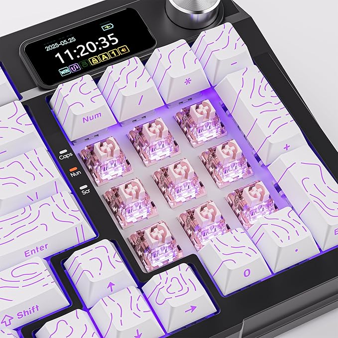 Zhouwang Frosting Keyboard Switches 5-Pin Tactile pre-Lubricated switches Dustproof and Water-Resistant Suitable for Mechanical Gaming Keyboards.(108Pcs)