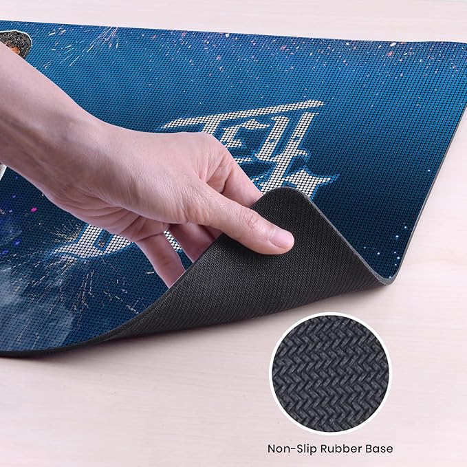 Head Case Designs Officially Licensed WWE Portrait Jey USO 37.4 x 15.75 x 0.16 inches (900 x 400 mm) - XL Gaming Office Desk PC Keyboard Mouse Mat Pad