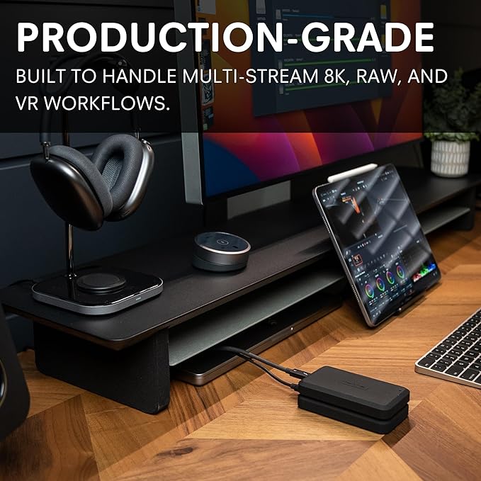 Glyph Production Technologies Atom Pro 2 External NVMe Solid State Drive (SSD) Thunderbolt 3 (4TB)