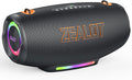 ZEALOT Bluetooth Speaker 120W MAX Loud Portable Outdoor Speaker Bluetooth with Bidirectional Fast Charging/LED Lights/IPX6 Waterproof/Power Indicator/EQ/TF/AUX