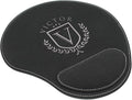 My Personal Memories Custom Engraved and Personalized Mouse Pad with Wrist Rest Desk Accessories (Black with Silver)