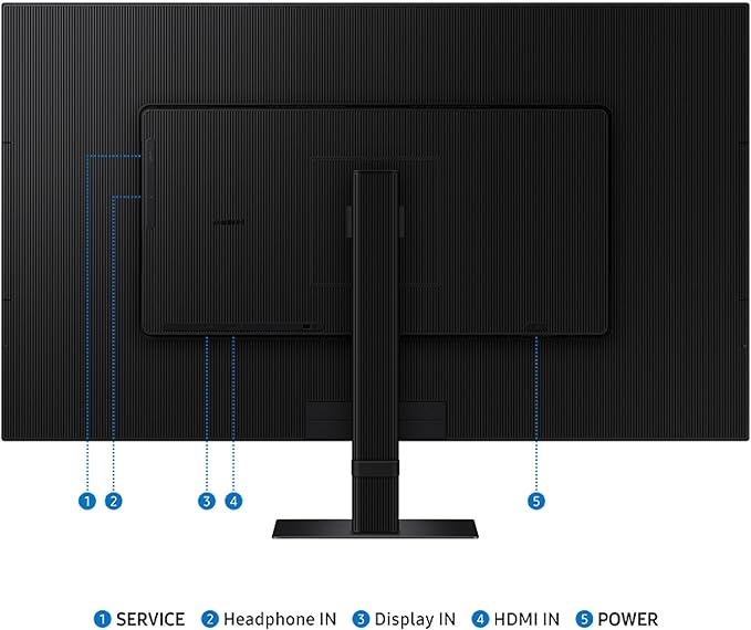 Samsung 32 ViewFinity S7 (S70D) 4K UHD IPS HDR10 High Resolution Monitor with Speakers DP Port TUV-Certified 2025 LS32D708EBNXGO