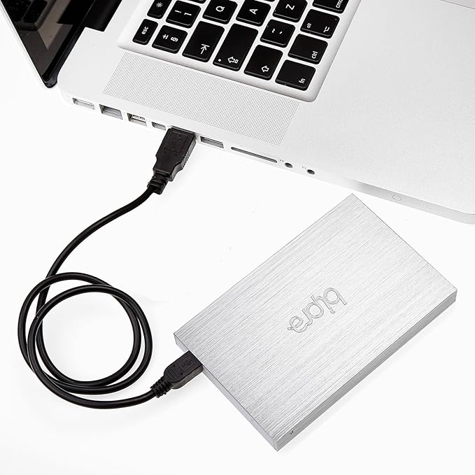 Limited 500Gb 2.5 Inch External Hard Drive Portable USB 2.0 Including One Touch Software - Silver