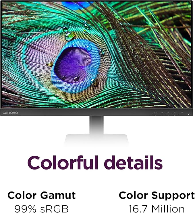 Lenovo L24-4e - Office Monitor - 23.8 FHD IPS Display - 100Hz Refresh Rate - 4 ms MPRT - 99% sRGB - Raven Black - Tilt Stand