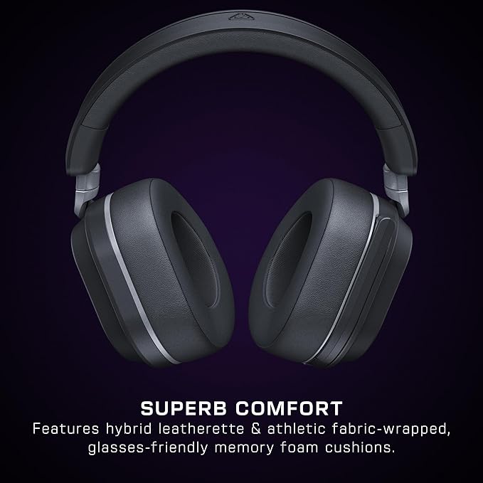 Turtle Beach Stealth 700 Gen 3 Wireless Multiplatform Amplified Gaming Headset for PS5 PS4 PC Mobile – 60mm Drivers AI Noise-Cancelling Mic Bluetooth 80-Hr Battery Dual Transmitters – Black