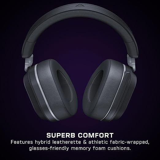 Turtle Beach Stealth 700 Wireless Multiplatform Amplified Gaming Headset for PS5 PS4 PC Mobile – AI Noise-Cancelling Mic Bluetooth Rechargeable Battery Dual Transmitters Black (Renewed)
