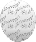 Ergonomic Mouse Pad with Wrist Rest Digital Printed Mouse Mat for Tendon Sheath Problems Non-Slip Base for Office and Home Size: 20 x 23 cm