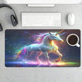 XXL Gaming Mouse Pad Animal Cute Unicorn XXL Gaming Mouse Pad Large Desk Mat Protector for Desktop Anti-Slip Rubber Extended Computer Keyboard Mat Writing Pad for Work Office 15.7 * 35.4 inB-397