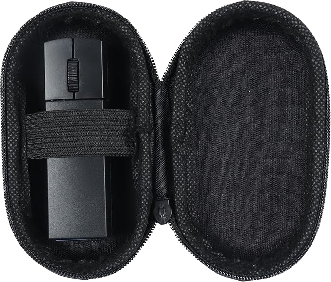 Wireless Mouse Bluetooth Mini Silent Dual-Mode 2.4GHz &amp Bluetooth Computer Mice with Case Lightweight Rechargeable Portable Small Wireless Mouse for Laptop PC Desktop MacBook Tablet Kids Gift Bla