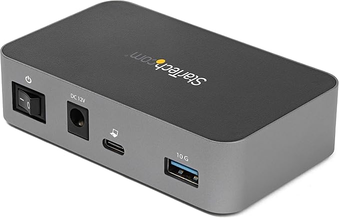 StarTech.com 4-Port USB C Hub - USB 3.2 Gen 2 (10Gbps) - 3x USB-A &amp 1x USB-C - Powered - Universal Power Adapter Included  TAA (HB31C3A1CS)